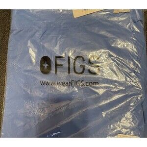 FIGS Livingston Basic scrub pants Ceil Blue Women's 2XL TALL Straight Leg NWT